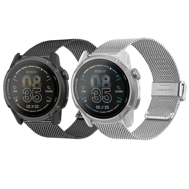 ل كوروس بيس برو/بيس 3/APEX 4 46 مللي متر 42 مللي متر حزام الساعات 22 مللي متر 24 مللي متر المعادن الرياضة الفرقة ل كوروس أبيكس 2 برو سوار الرياضة معصمه