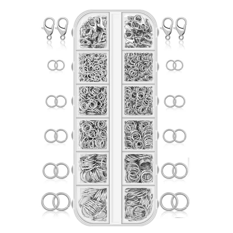 Mixed Sizes Jump Rings Set for DIY Jewelry Making