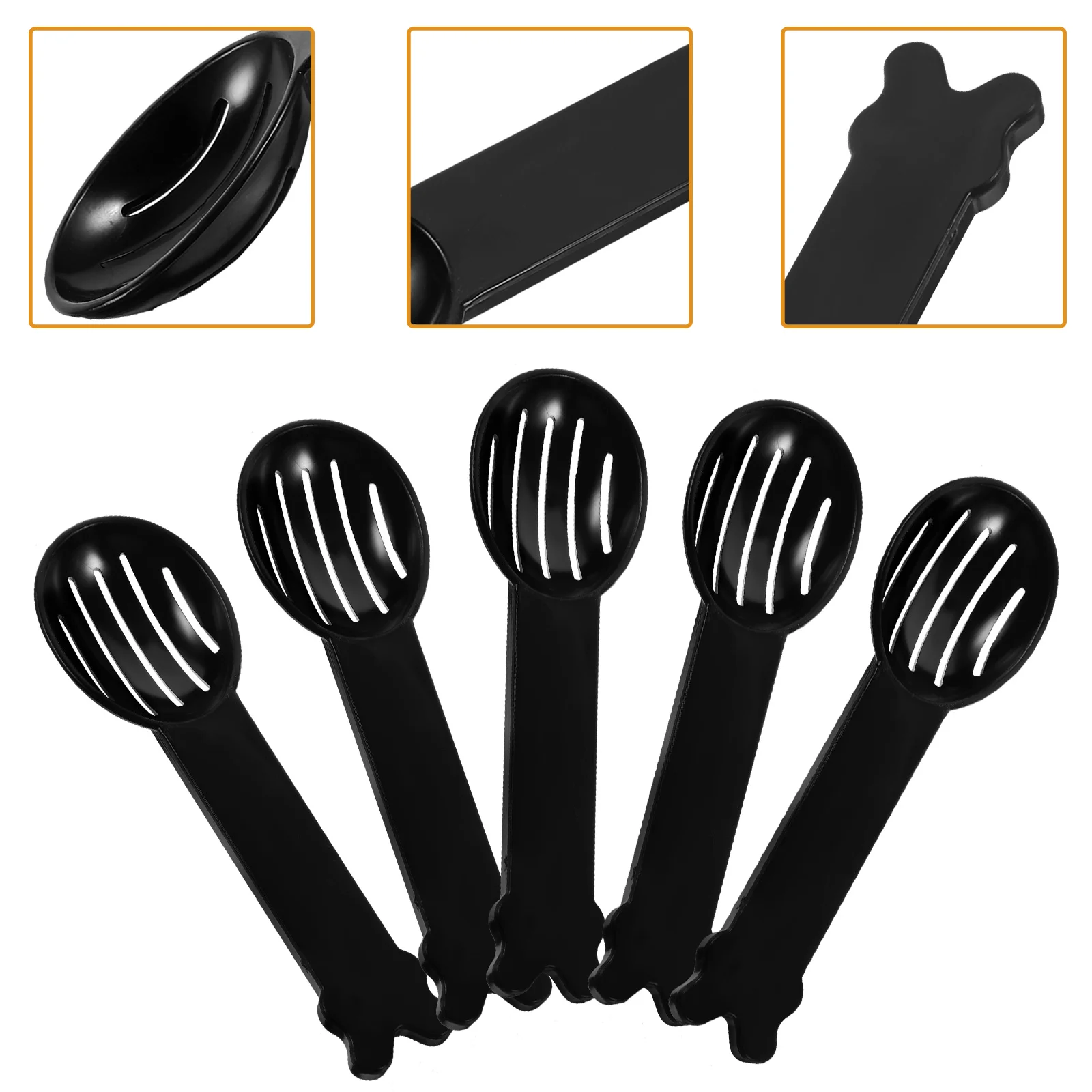 

5Pcs Hamster Bath Spoons Compact Sizes Durable Small Pet Supply Multi Functional Cleaning Spoon Hamster Bathtub Spoon