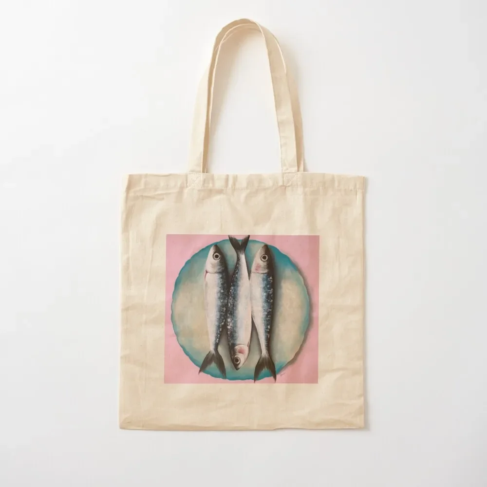 

A PLATE OF SARDINES Tote Bag free delivery bags Women's bag Customizable tote bag shopper bags for women