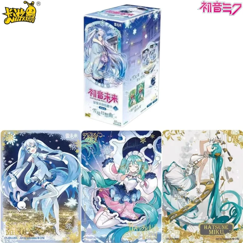 

KAYOU Genuine Hatsune Miku Card Chujianbao4ND Cartoon Animation Comic Movie Periphery Collect Card Toy for Children Holiday Gift