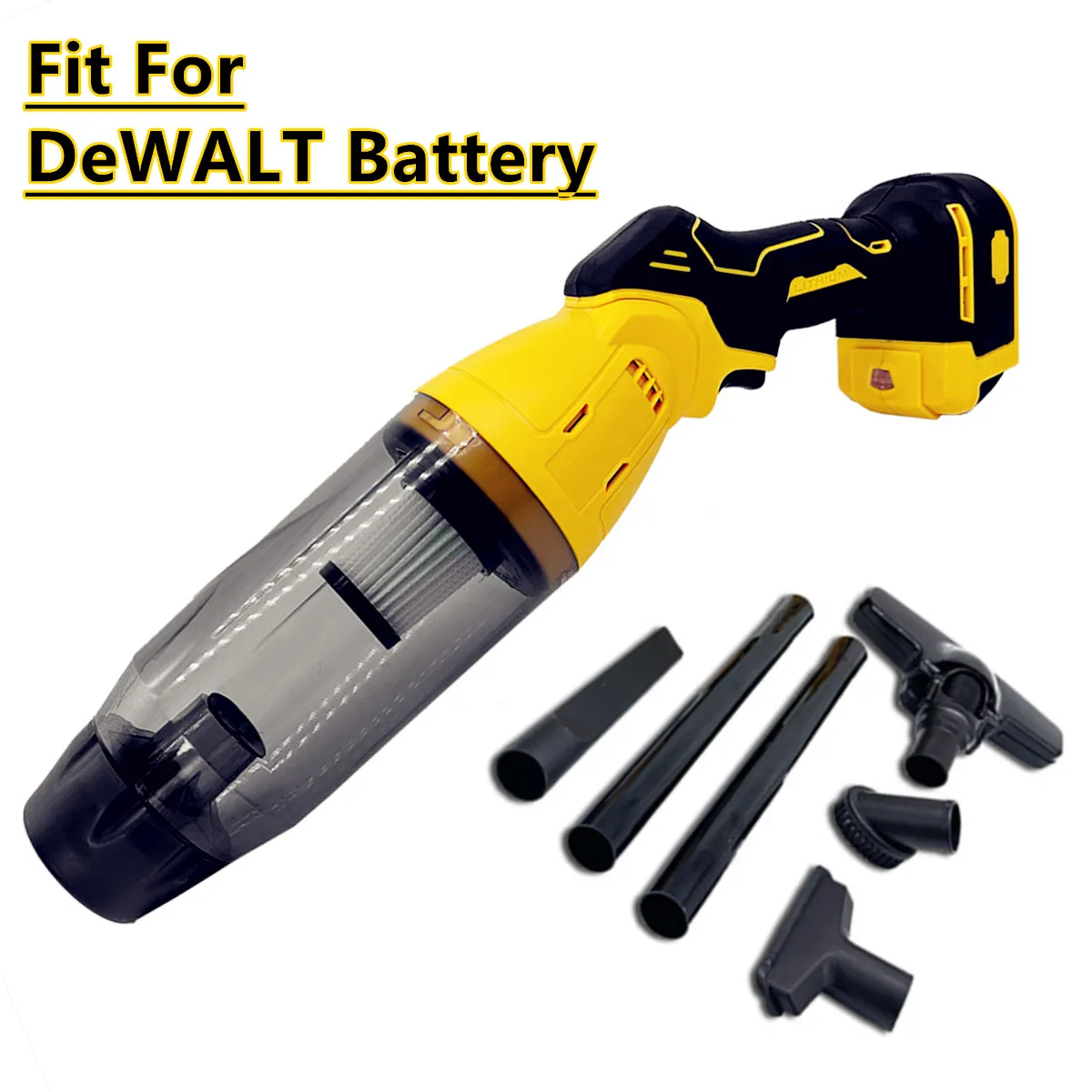 Fit For DeWALT 20V 18V Battery Cordless Vacuum Cleaner Brushless Handheld Vacuum Floor Carpet Pet Hair Car Electric Power Tools