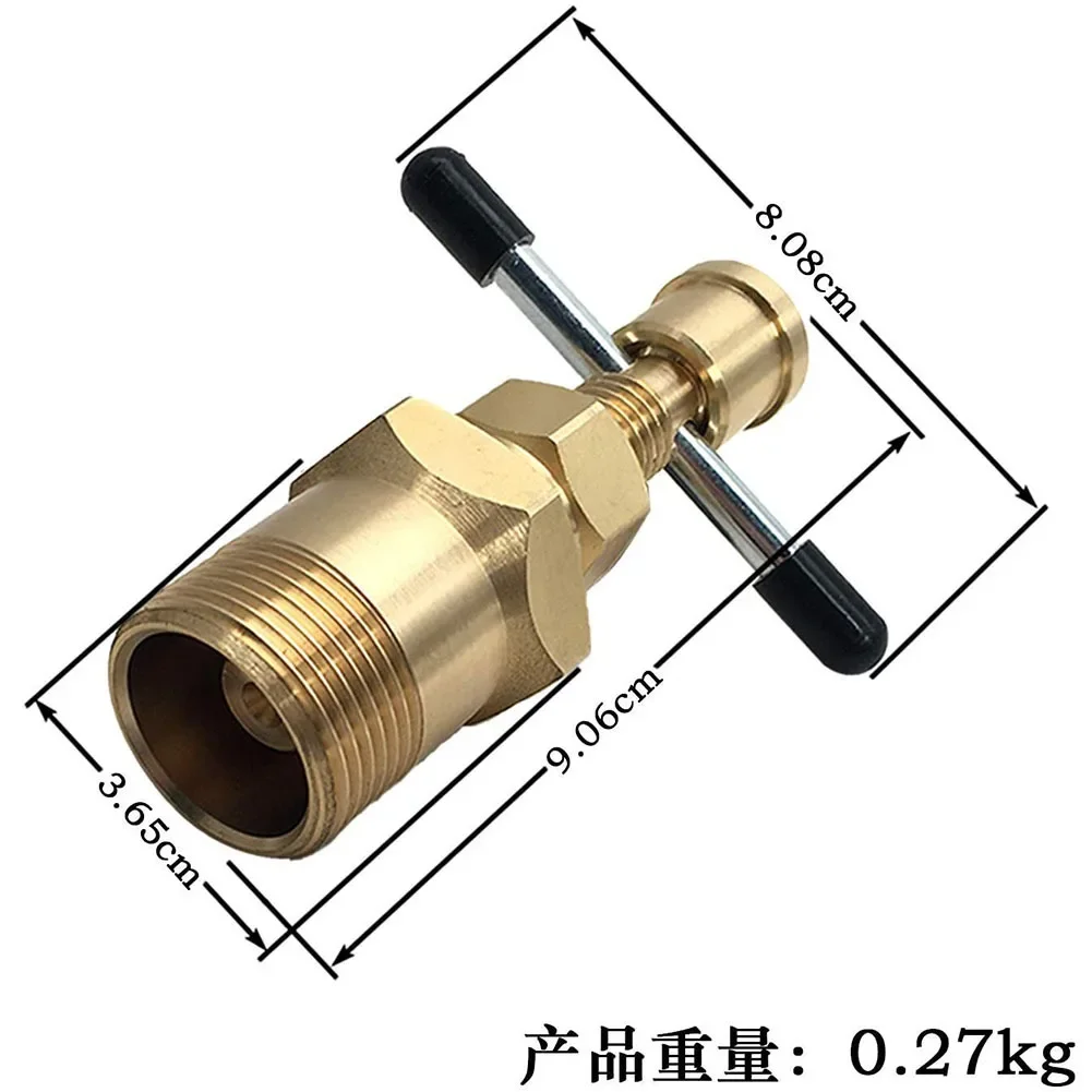 Ściągacz do oliwek do rur z litego mosiądzu o średnicy 1/2" 3/4", narzędzie do usuwania oliwki do rur miedzianych, ściągacz tulei zaciskowej