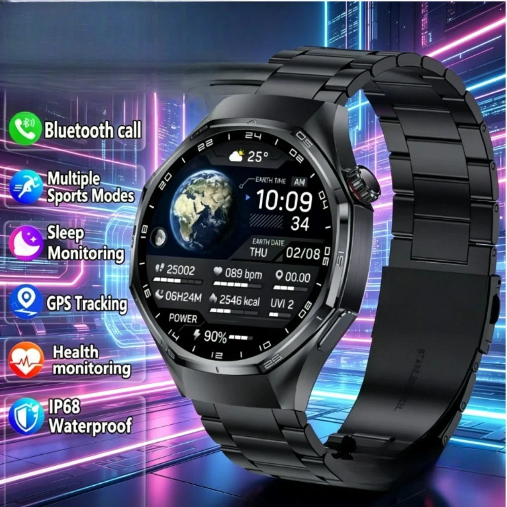 

Xiaomi 2026 Watch 6 Pro Watch AMOLED Screen GPS Tracker HD Bluetooth Call Waterproof Sports Health Monitoring Smartwatch Men