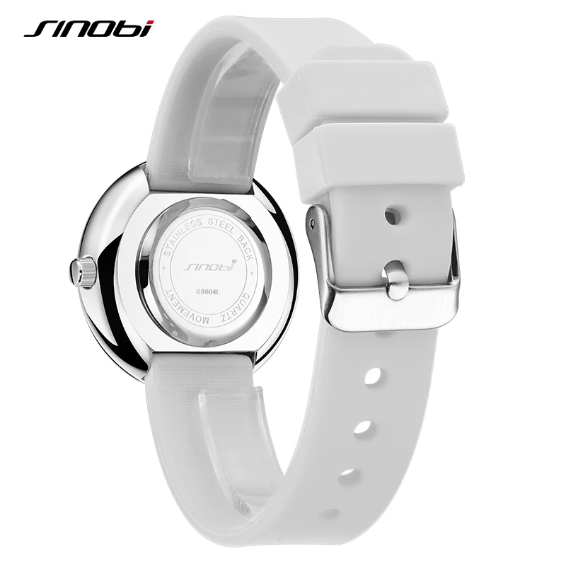 SINOBI-Montres de sport étanches pour femmes, montres-bracelets à quartz pour dames, design créatif, cadeaux féminins, horloge de mode, nouveau