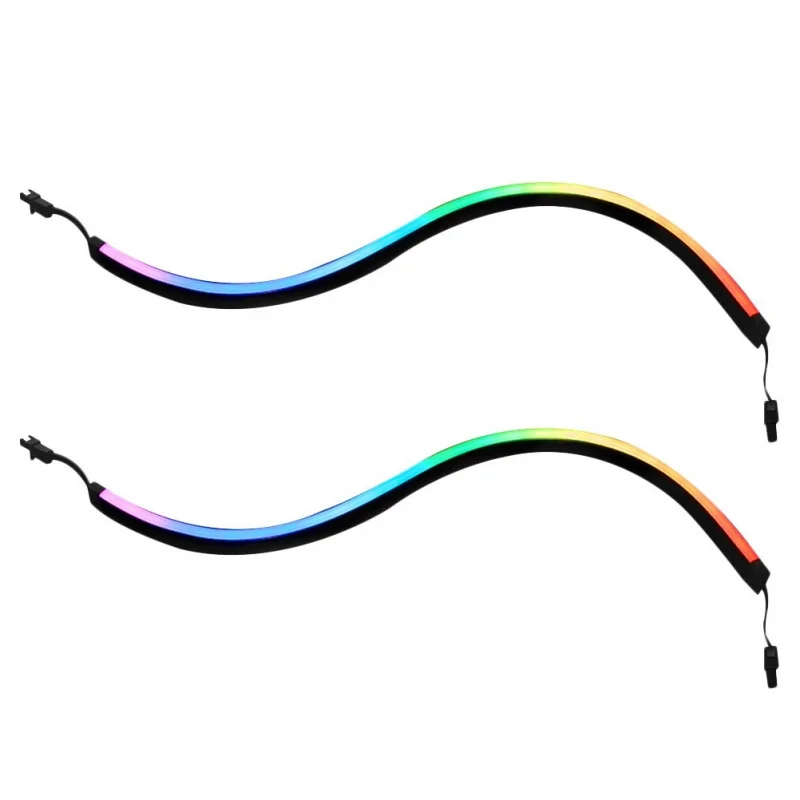 Z 2 PCS Computer Light Bar Motherboard Decorative Lighting Computer Case Accessory