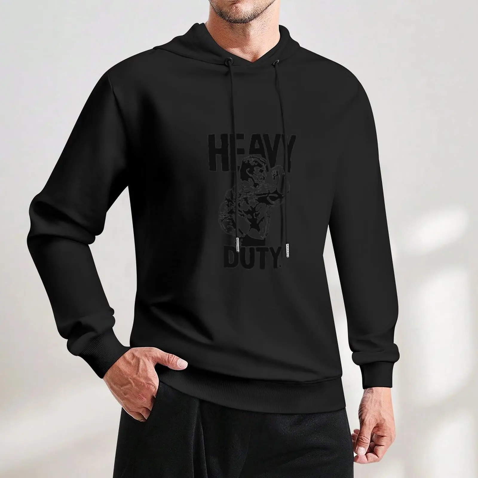 Mike Mentzer Heavy Duty Logo Pullover Hoodie men's clothes korean autumn clothes graphic hoodie