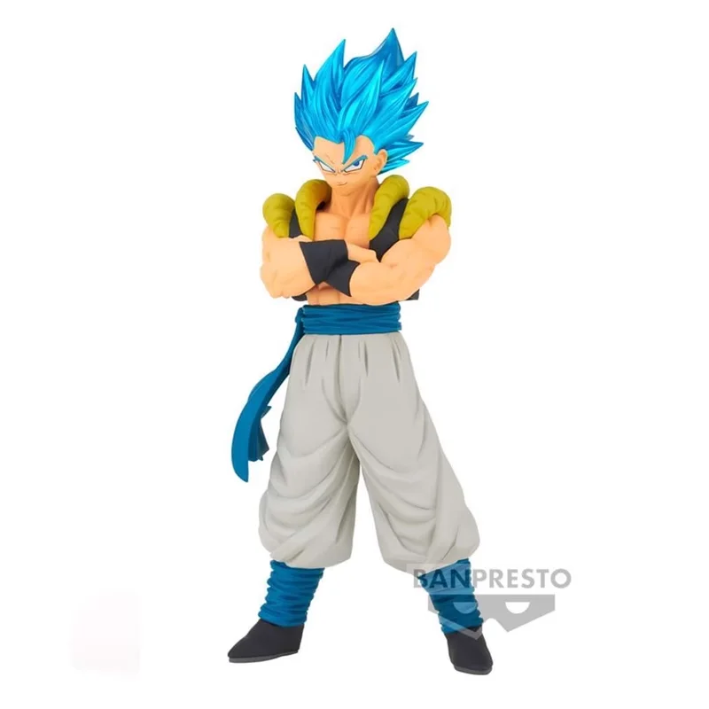 Original BANDAI Banpresto Dragon Ball Gogeta Super BLOOD OF SAIYANS SP Anime Action Figure Toy 18cm PVC Model Xmas Birthday Gift