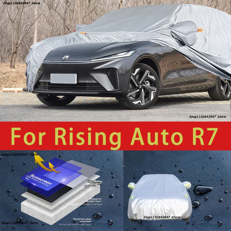 

For Rising Auto R7 Car protective cover, sun protection, cooling protection, car clothing, car paint protection auto