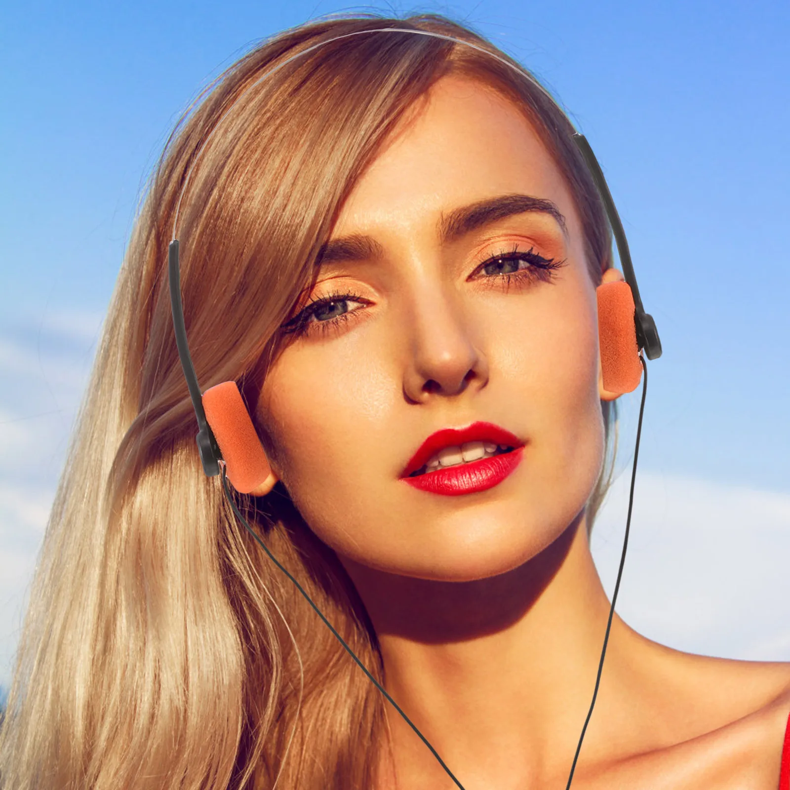 1 Pair On-Ear Headphones For School Lightweight Adjustable Headband Comfortable Cushioned Ear Pads Safe Listening Portable