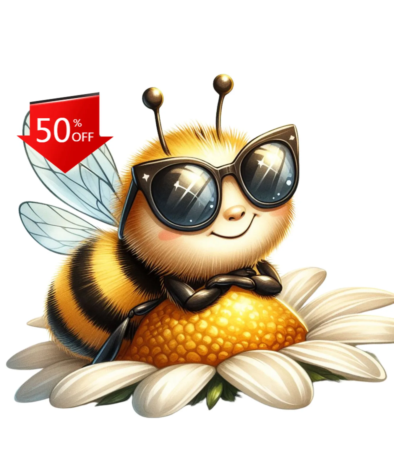 

Bee StickerSun Honey Sunglasses Funny Car Laptop Window Bumper Waterproof Vinyl Decal Decoration Funny Funny Aesthetic Funny