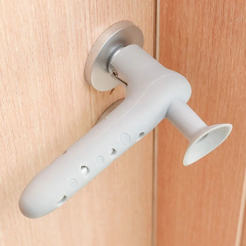 Anti-collision Silicone Door Knob Cover Static-free Baby Safety Handle Sleeve Bedroom Living Room Wall Protector Covers