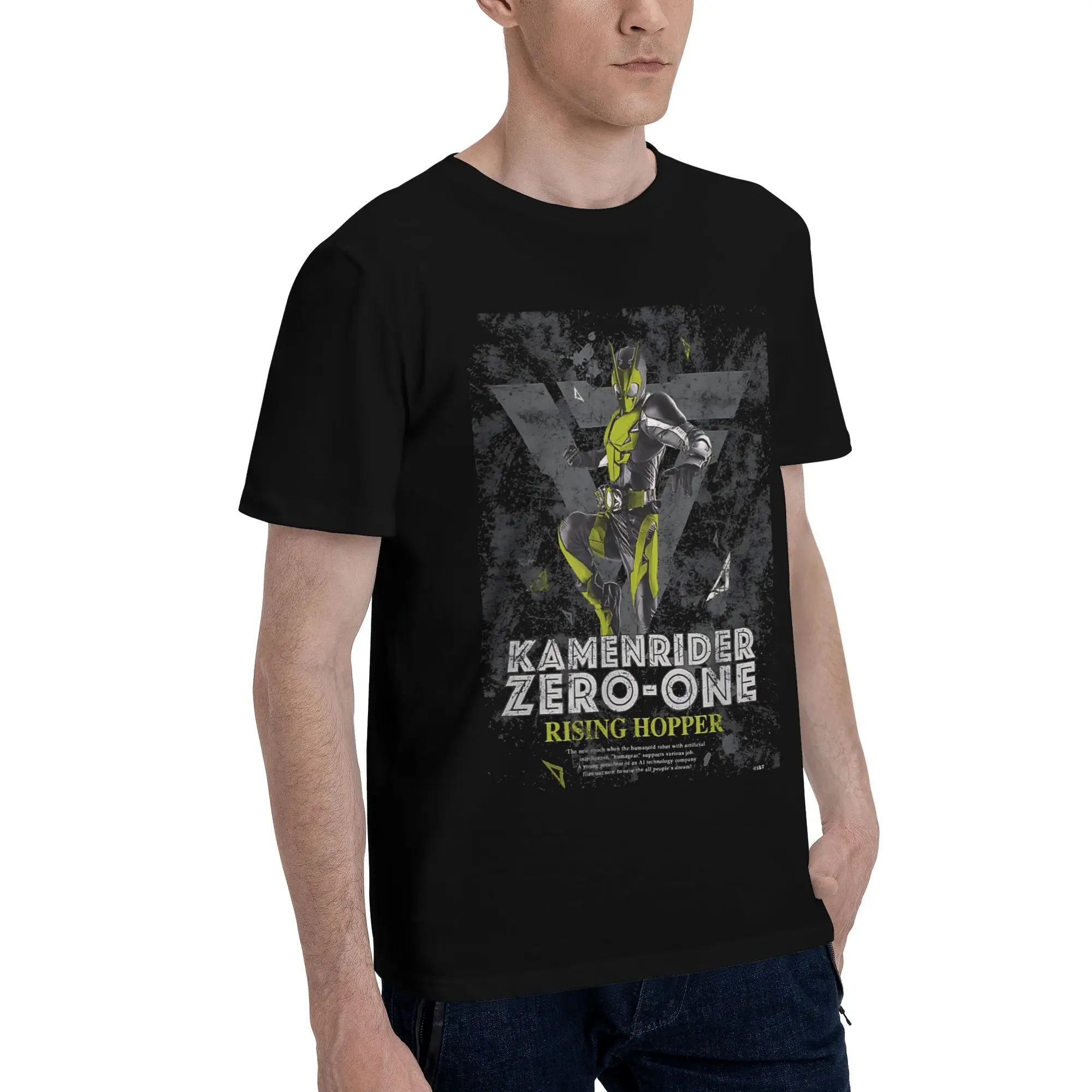 ZeroOne  Graphic 100% Cotton T-Shirt Bandai Kamen Rider Tops Tees For Men