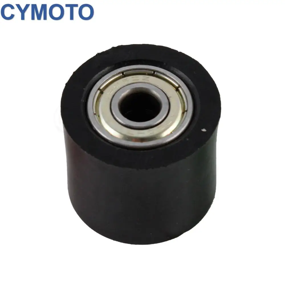 Curseur de rouleau de poulie de chaîne universelle pour moto, 8mm 10mm, pour Pit Dirt Mini Bike Atv différent jaune Orange bleu vert rouge noir