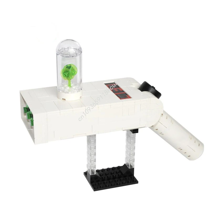 

328 шт. MOC Рики и Морти Портальный пистолет нано Строительные блоки Рождественские подарки Коллекции Когнитивное развитие Кирпич