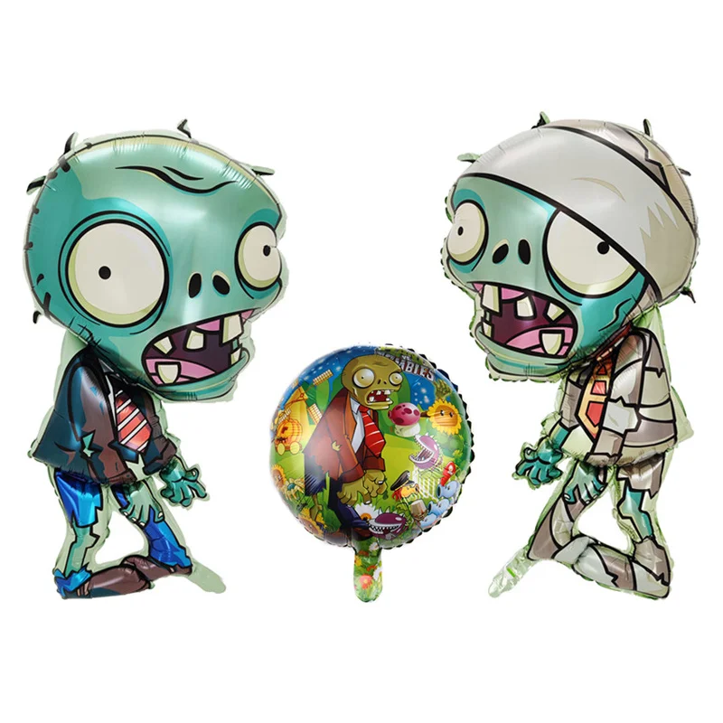 Games Balloon Plants Vs. Zombies Theme Party Decoration Supplies Package Latex Aluminum Film Balloon Children\'s Classic Toys