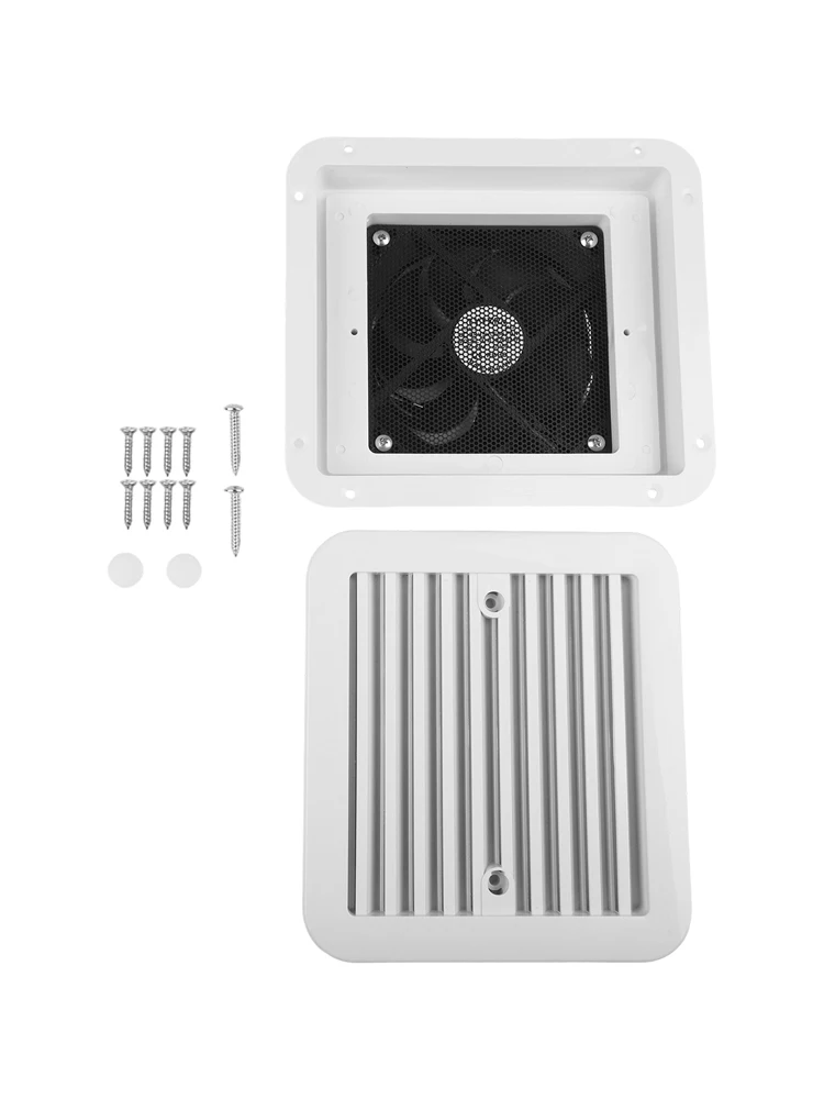 Waterproof Exhaust Fan Exhaust Fans Travel Comfort 175*155mm Damp Weather Reliability Engineering-grade ABS Material
