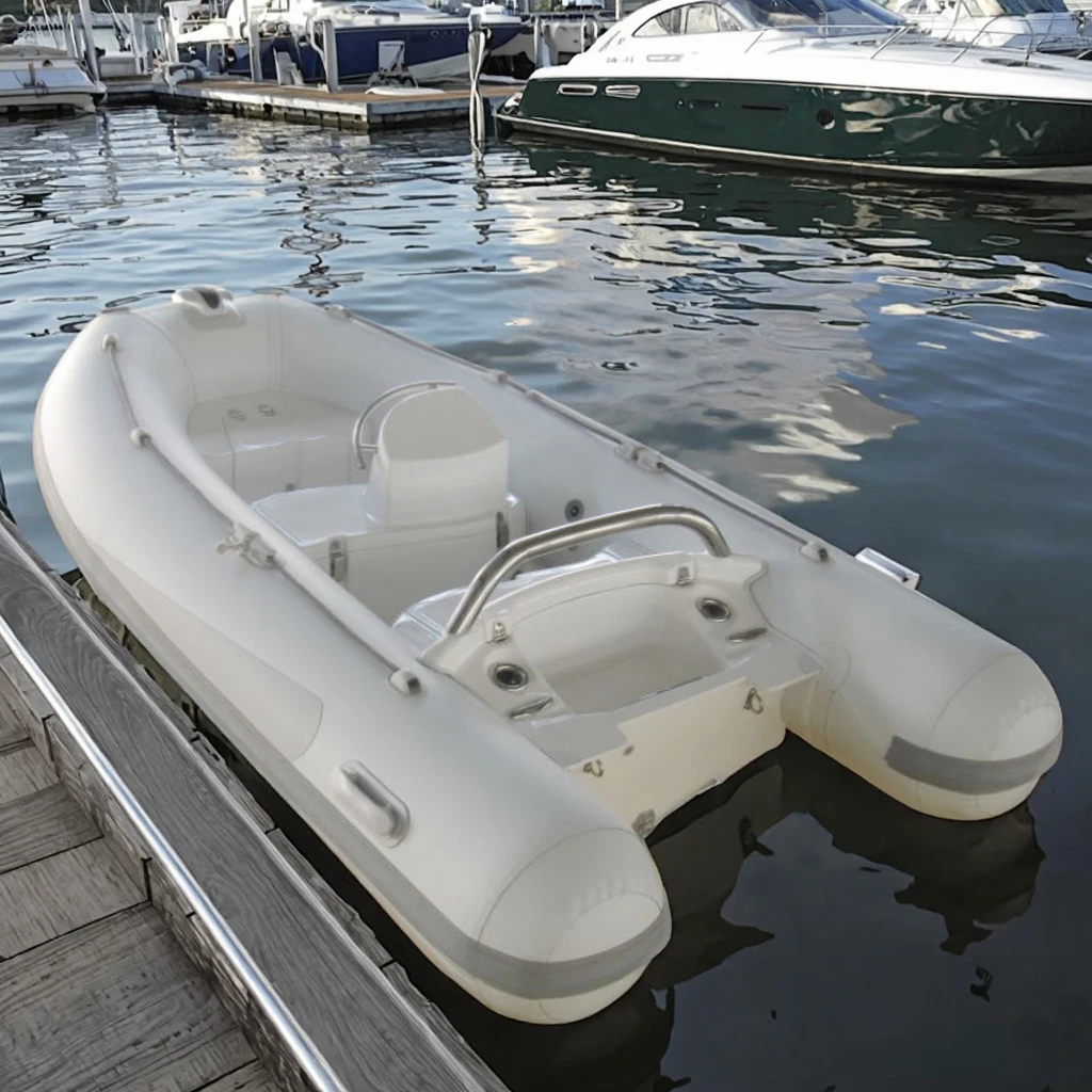 3M Rib 330 Inflatable Fishing Yacht for Sale with Rigid Hull Fiberglass 3m Inflatable Boat