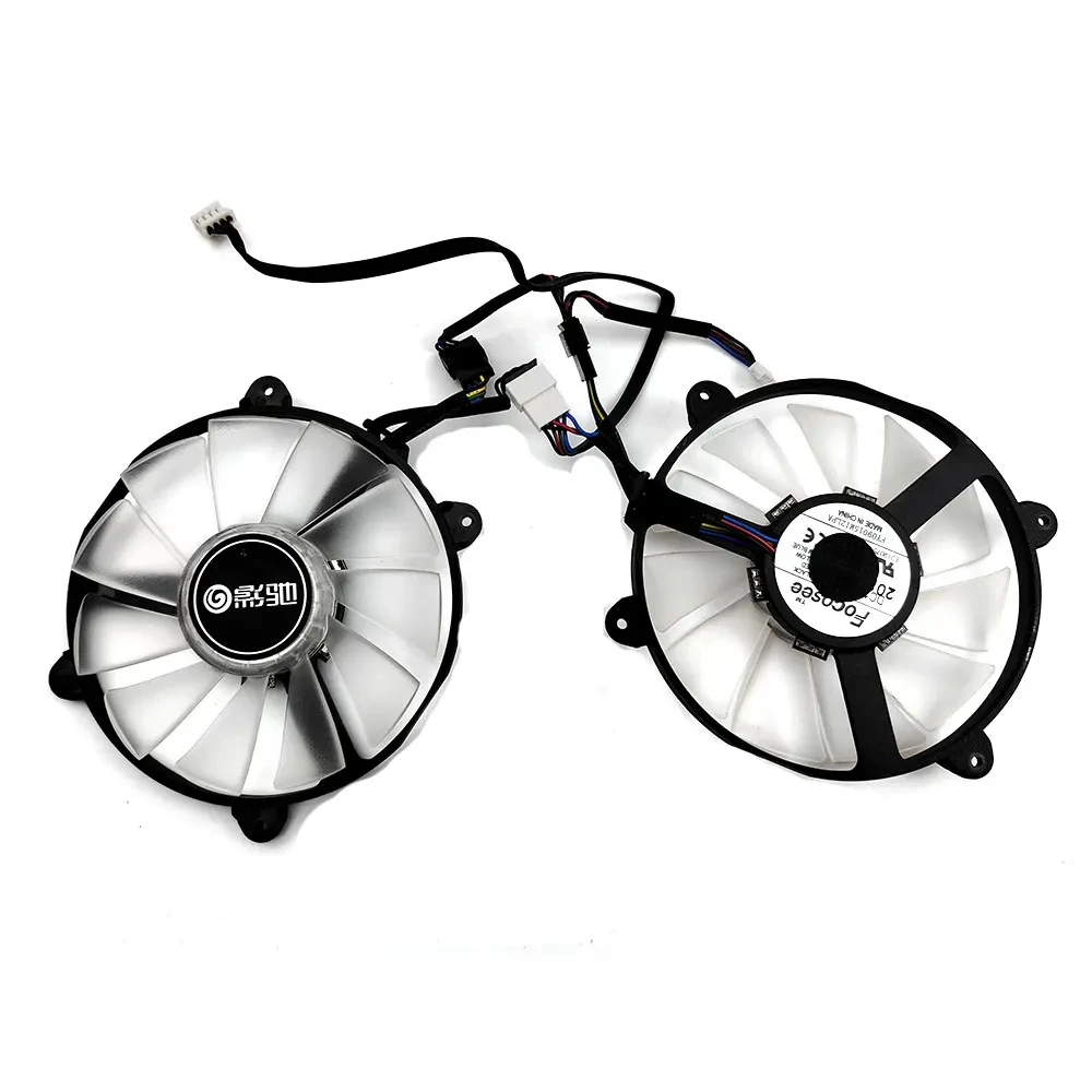 90% new Original Galaxy RTX2060s Starlight graphics card fan suitable for Galaxy RTX2060S OC cooling fan