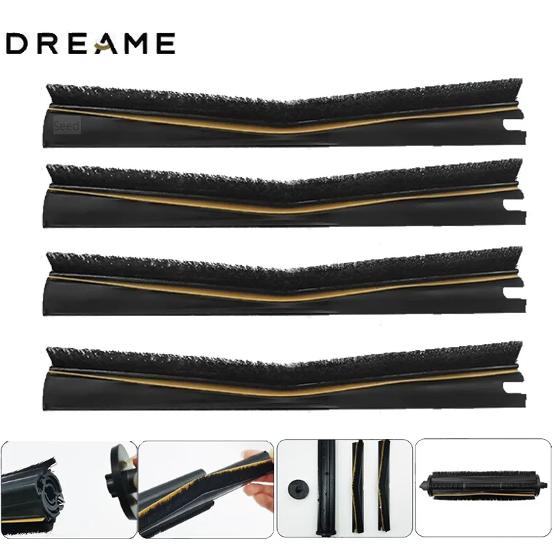 Original Hair Cut Brush Dreame X40 Ultra L10s Pro Ultra Heat L30 Ultra L20 Ultra Main Roller brush Replacement Accessories