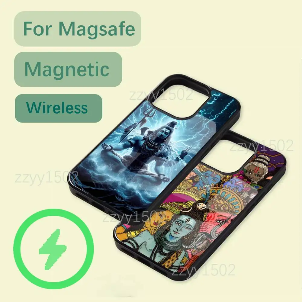 

Lord Shiva M-Mahadev Of India Phone Case For iPhone 17,16,15,14,13,12,11,Pro,Max,Plus,Mini,SE4,E Magsafe Wireless Charging
