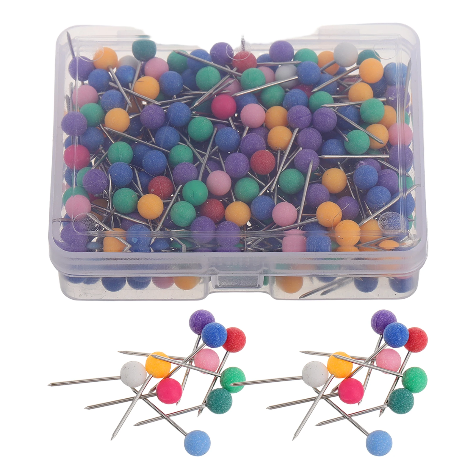 

4 Pcs Color Pins Boutonniere Supplies Corsage Faux Pearl Ball Head Diy Sewing Locating Tool Plastic Fake Straight