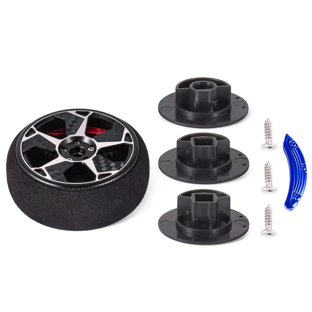 DUMBORC Control remoto DDF-350 X6PM Flysky Nobel NB4 transmisor M3/M2/M1 volante de esponja de Metal dirección RC piezas de mejora de coche