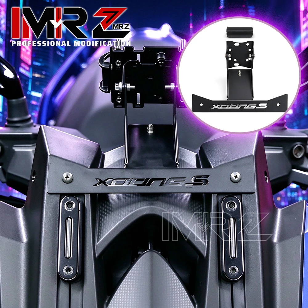 For Kymco Xciting-S 400 2018-2023 Xciting VS 400 2023-2024 Phone Stand Holder Support GPS Navigation Plate Bracket Accessories