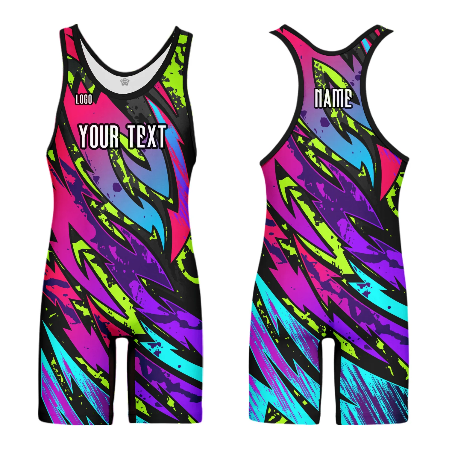 

Custom Graffiti Wrestling Singlet Slim Fit Powerlifting Singlet for Men Women Youth Plus Size Sleeveless Active Jumpsuits