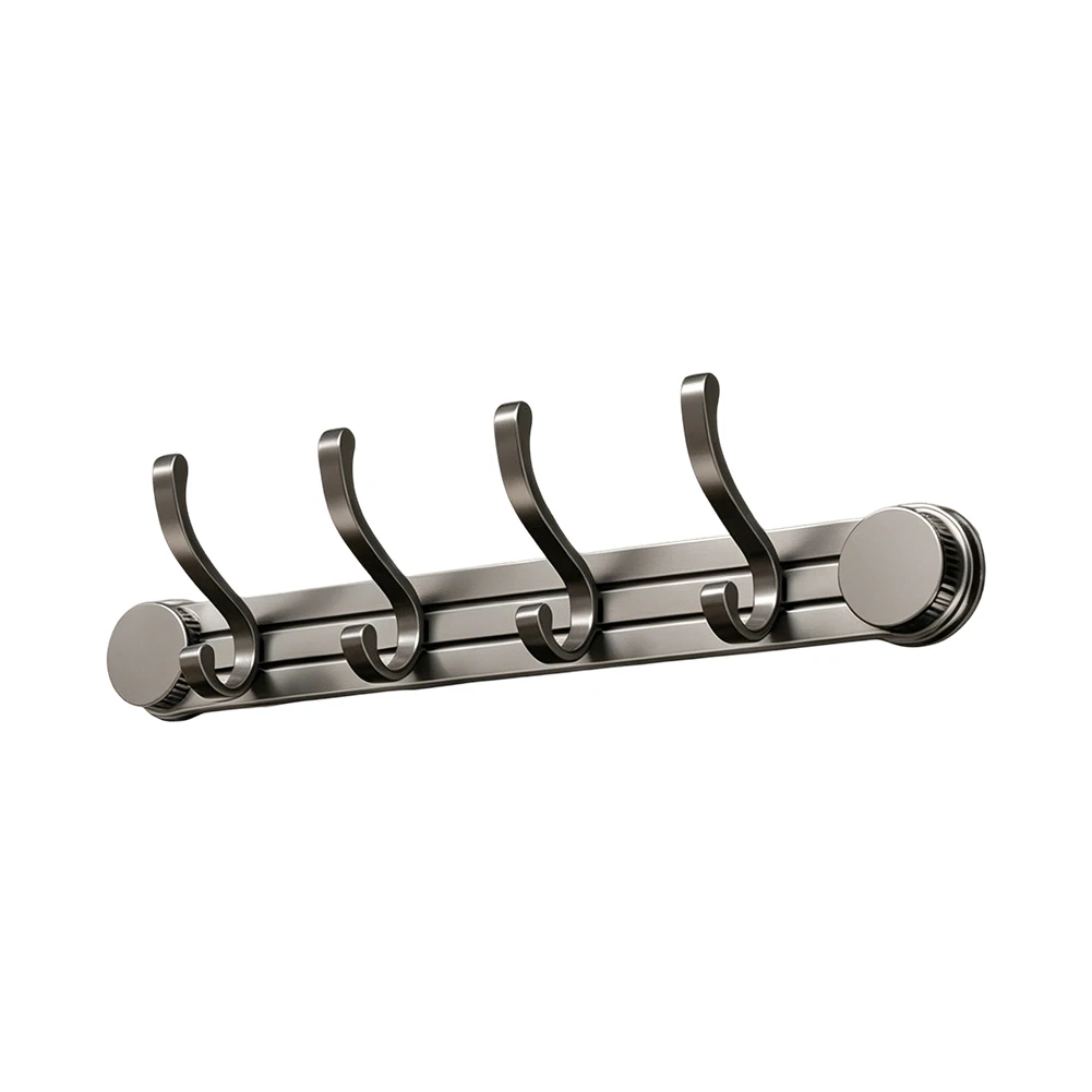 Smooth-Surface Compatible Door Back Hook with Suction Mount Design for Bathroom Toilet and Wardrobe Organization