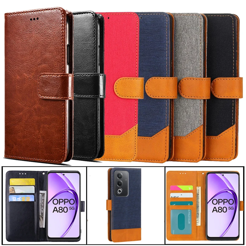 Phone Case For OPPO A80 5G Wallet Cases For Coque OPPO A3 Energy PKD110 Leather Cover For Capa OPPO A3 Pro 5G CPH2665 Etui 6.67