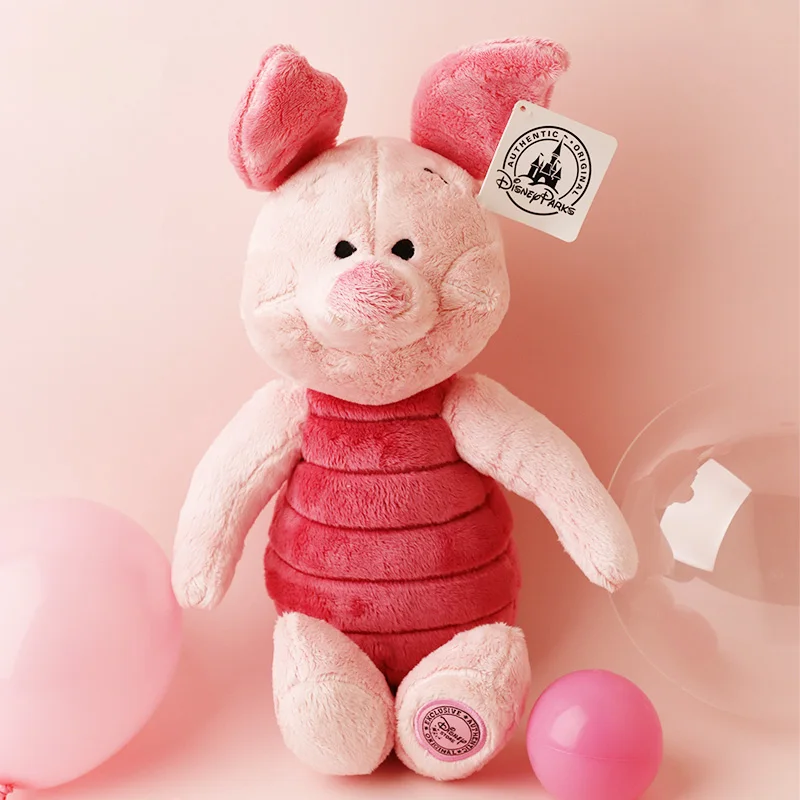 Cute Pink Winnie The Pooh Friends Piglet Plush Toys Anime Stuff Animal Kawaii Piggy Doll For Girls Xmas Birthday Gift Collection