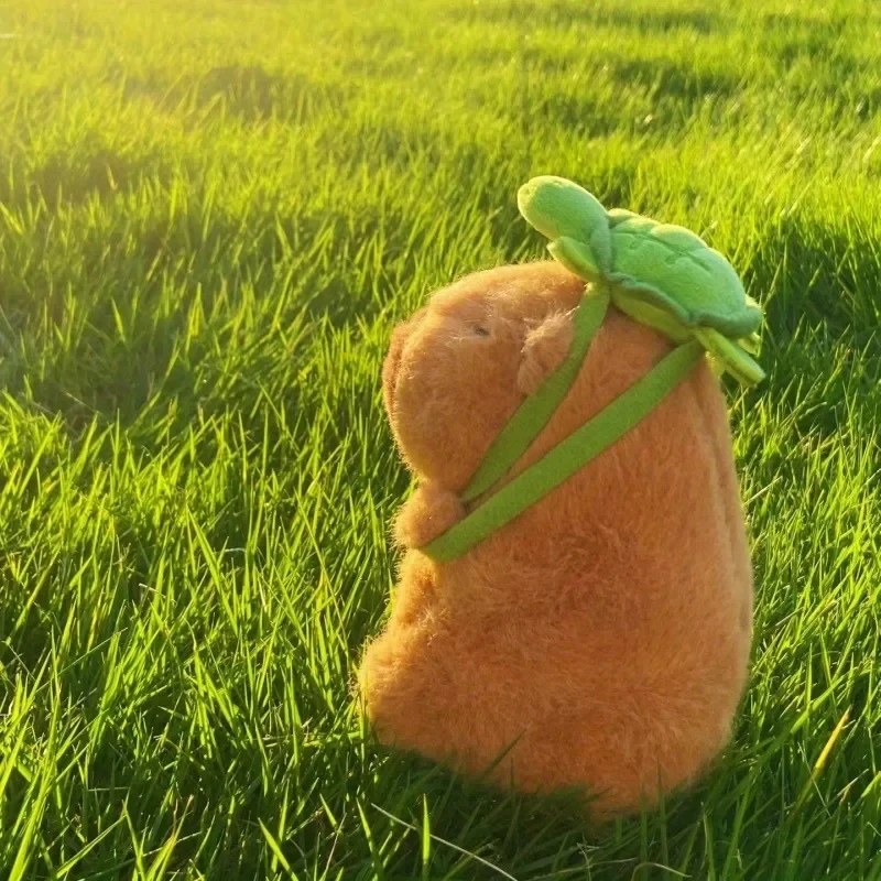 23cm Capybara Plush Simulation Capibara Anime Fluffty Toy Cute Doll Stuffed Animals Soft Doll Plush Christmas Thanksgiving Gifts