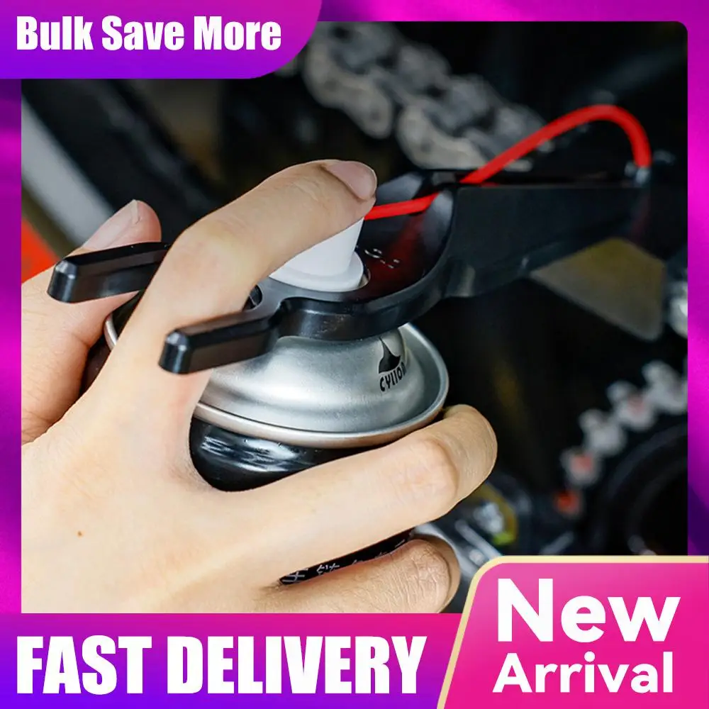 

1-8pcs Upgrade Motorcycle Chain Oiler Spray Lube Oiler Tool Mess-Free Chain Wax Chain Cleaner Attachment Chain Oil Applicator