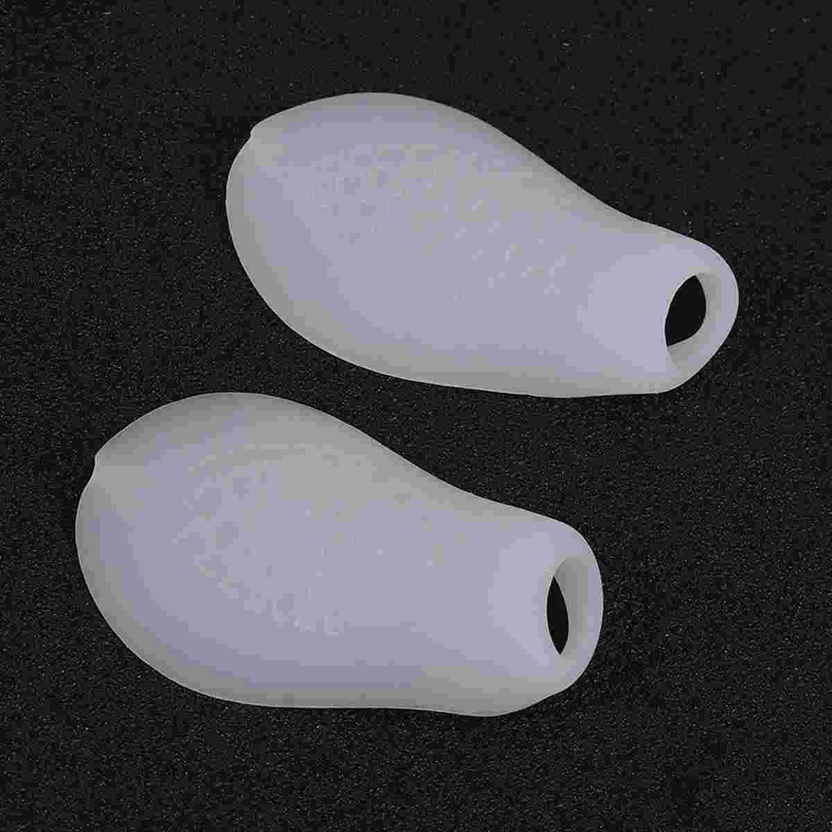 2pcs Little Toe Tubes Bunion Protector Silicone Toe Sleeve Finger Cots for feet toe sleeve protector silicone toe protector