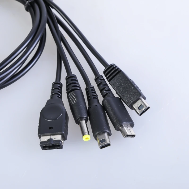 5 in 2 Type C USB Charging Cord Gamepad Power Adapter Charging Cable For Gaming Remote Controller Gaming Consoles  D2RC