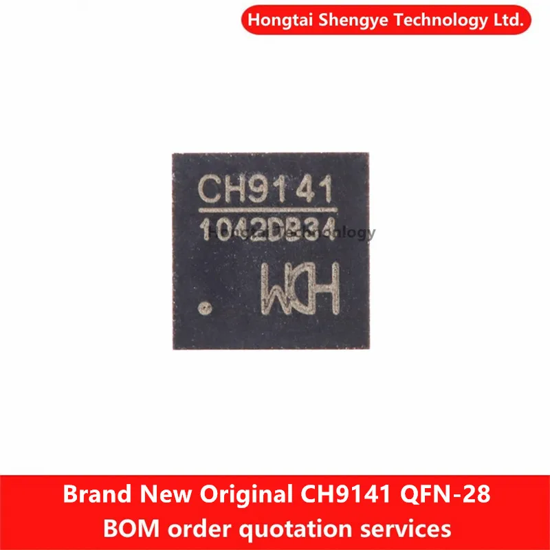 New Original CH9141 QFN-28 Bluetooth Serial Transceiver Chip