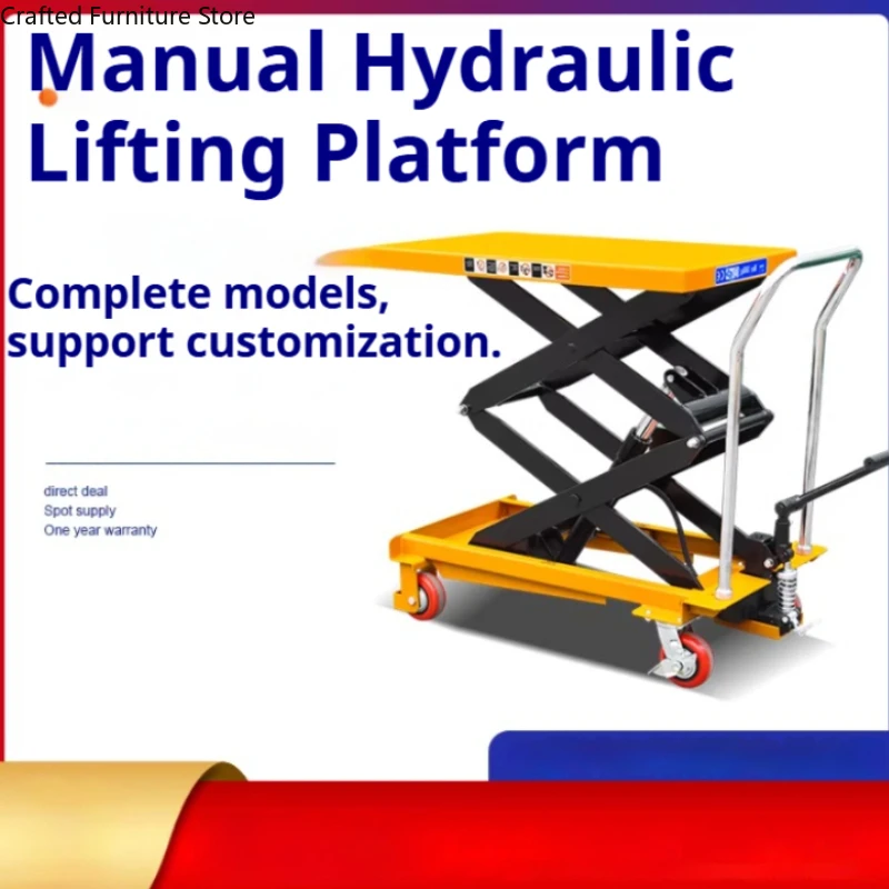 

Specialized Manual Lift Trolley Hydraulic Mold Logistics Lift Trolley Transportation Commercial Furniture Hebebühnenwagen ZY40TC