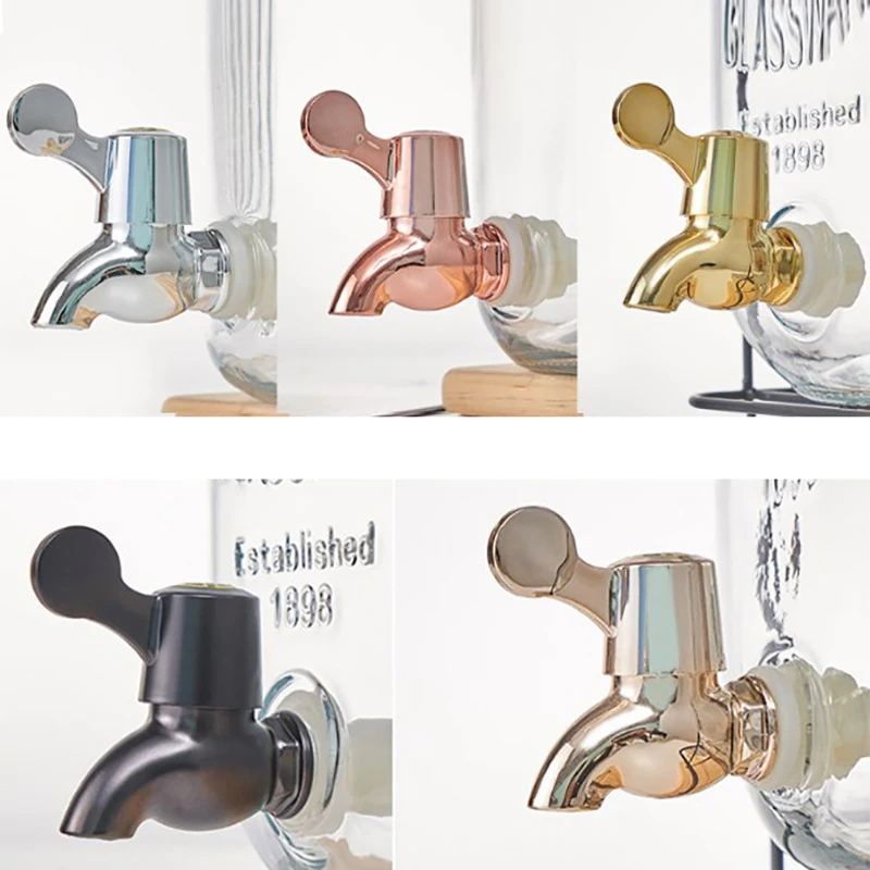16mm Home Leak Proof Faucet Water Tap Glass Wine Bottle Jar Barrel Water Tank Faucet With Filter Wine Valve Water Dispense New