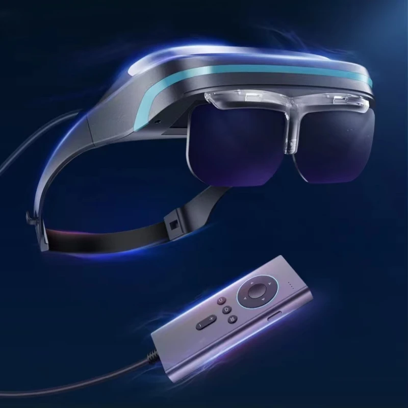 4K high-definition AR smart glasses, foldable, lightweight, and portable 3D gaming viewing device VR