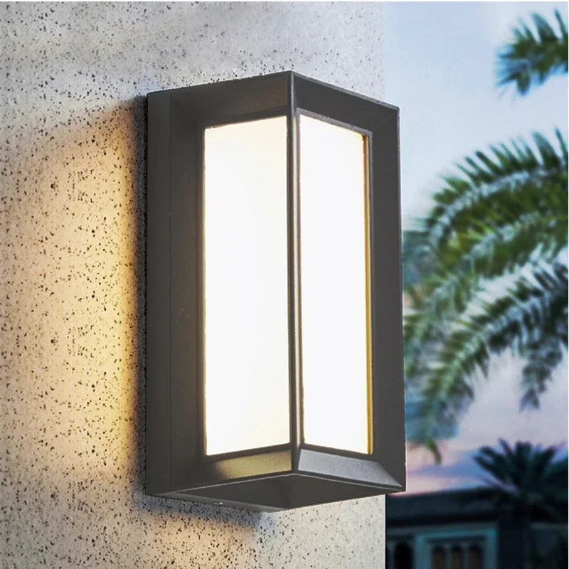 

Modern Porch Light Waterproof LED Wall Lamps for Courtyard Patio Balcony Garden Front Door Outdoor Lighting AC90-260V /3000K