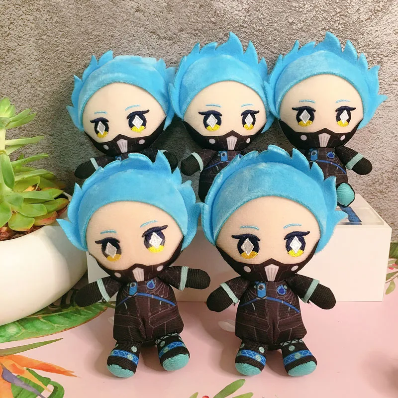 Original Disney Twisted Wonderland Sunrise Plüsch-Schlüsselanhänger, gefüllter Puppen-Charm, weiche Mini-Figur, Spielzeug