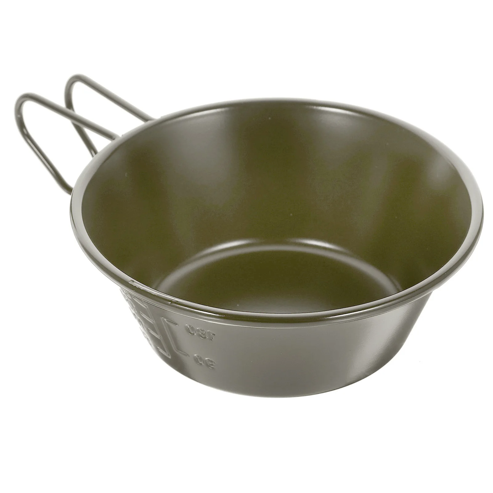 

Durable Stainless Steel Camping Bowl Outdoor Cookware Metal Bowl with Handle Portable Camping Dinnerware for Travel