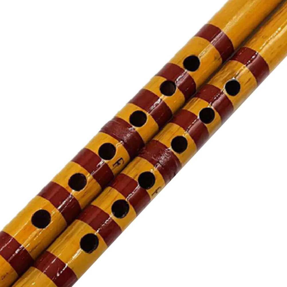 Key F Bamboo Music Sound Student Musical Instrument 7 Hole 42.5cm