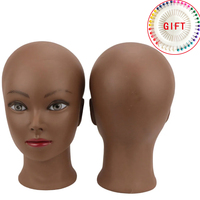 H&STAR Training Head  Popular Cosmetology Bald Mannequin Heads For Makeup Practice Wig Making Hats Display