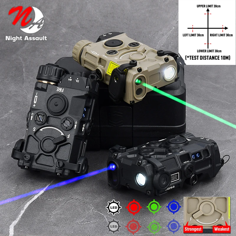 

WADSN Tactical Nylon Eotec OGL Laser Pointer Red Dot Blue Green no IR Laser indicator OGL infrared Sight Airsoft Flashlight