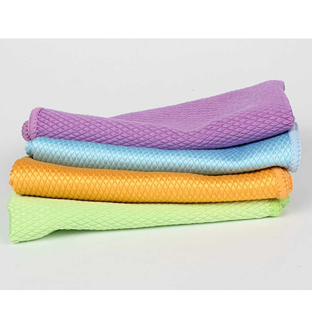 

2 Pcs Cleaning Cloth Fish Tank Towel Microfiber Maintenance Glass Wipe Aquarium
