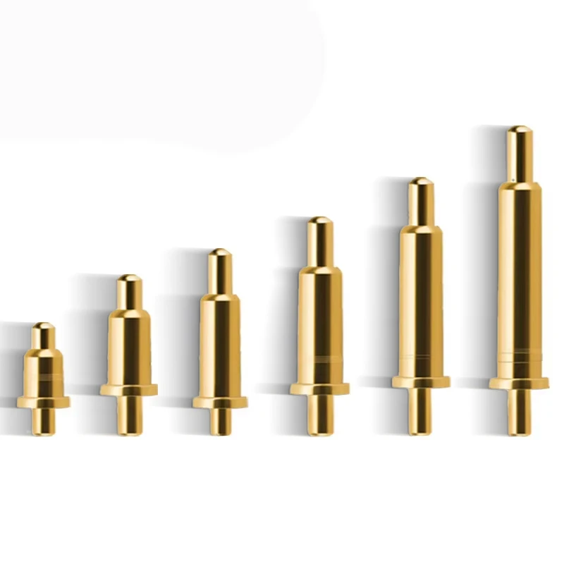 10 Teile/los Pogo Pin Frühling Sonde Stecker Batterie Federbelastete Kontakt SMD Nadel PCB Höhe 3/3,5/4/4,5/5/5,5mm Test Sonden – Detail 2