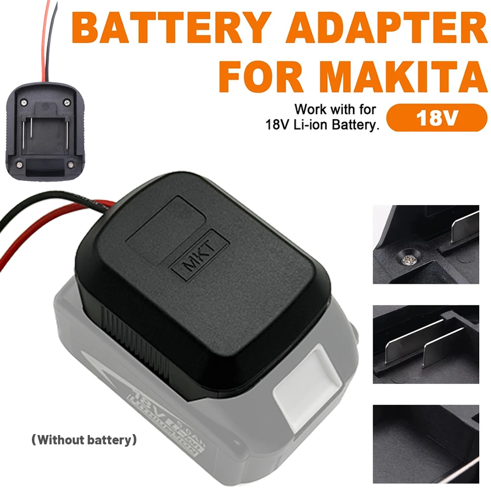 Neue Li-Ion Batterie Externe Netzteil Halterung DIY Stecker Adapter Dock Halter Für Makita 18V Lithium-Batterie BL1830 BL1430