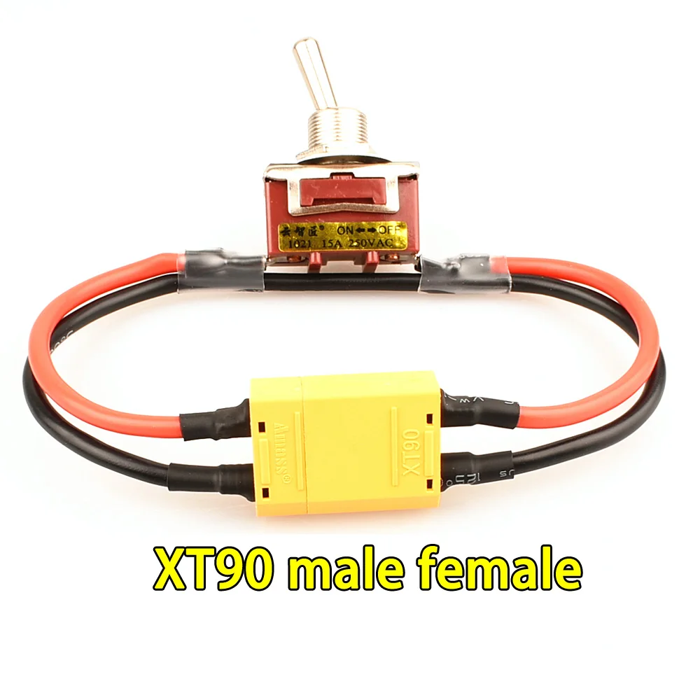 Large Current High Load Switch XT30 XT60 XT90 T Plug Power On-off Toggle Switches for RC Airplane ESC Motor Connecting Adapter